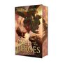 Buchtitel: "ONCE THERE WERE HEROES". Autor: Philip C. Quaintrell. Fantasie-Illustration mit Drachen und Kriegern., Buch