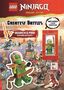 Logo "LEGO Ninjago Dragons Rising". "Greatest Battles". "Seek and Find Sticker Activity". Enthält eine Lloyd-Minifigur., Buch