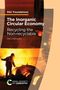 Titel: "The Inorganic Circular Economy: Recycling the Non-recyclable" von Mark A. Benvenuto. Person in Schutzkleidung vor glühendem Ofen. Logo der "Royal Society of Chemistry" unten., Buch