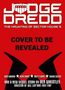 "JUDGE DREDD: THE HAUNTING OF SECTOR HOUSE 9. COVER TO BE REVEALED." Rotes Hintergrund, schwarzer Text mit Logo.