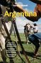 Oben "lonely planet", groß "Argentina". Text: Speakeasy in Buenos Aires, Gaucho in Pampas, Malbec in Mendoza. Gaucho auf Pferd., Buch