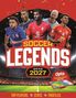 "SOCCER LEGENDS MEN'S 2027", "Opta Powered Data". Fünf Fußballspieler vor einem Stadion. Texte: Top Players, Stats, Profiles., Buch