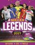 Text: "Soccer Legends", "Womens 2027", "Opta Powered Data", "Top Players", "Stats", "Profiles". Fünf Fußballspielerinnen.