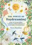 „THE POWER OF Daydreaming“ von Sara Haydon, umgeben von Blumen, einem lächelnden Mond und fliegenden Vögeln., Buch
