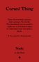 Titel: "Cursed Thing". Text beschreibt Schock nach Ansehen eines Bilds. Namen: Nashi, Übersetzer: Jim Rion. Roter Hintergrund., Buch