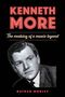 Text: "Kenneth More, The making of a movie legend, Nathan Morley." Schwarz-weiße Porträtzeichnung eines Mannes im Anzug., Buch