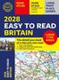 2028 EASY TO READ BRITAIN. Road atlas mit großem Maßstab. Klare Karten, 30,000 Namen, einfacher Routenplaner., Buch