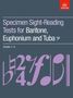 Specimen Sight-Reading Tests for Baritone Euphonium and Tuba Bass Clef Grades 1-5, Noten