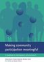 Danny Burns: Making Community Participation Meaningful: A Handbook for Development and Assessment, Buch