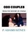 Text: "ODD COUPLES FROM THE HISTORY OF CINEMA" und "P. ADAMS SITNEY". Szene: Eine Frau hält ein Messer neben einem Mann., Buch