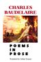Charles Baudelaire: Poems In Prose, Buch