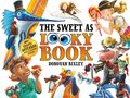 Titel: "THE SWEET AS LOOKY BOOK" von Donovan Bixley. Verschiedene fröhliche Figuren, darunter ein Fisch mit Zylinder und eine Kuh auf einem Fahrrad., Buch