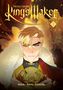„TRIPLE CROWN. King’s Maker 1“. Illustration eines jungen Mannes mit blondem Haar und ernstem Ausdruck.
