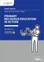 "Primary Religious Education in Action" von Daniel Martin. Illustration eines stilisierten Menschen, blau-grauer Hintergrund., Buch