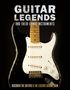 "GUITAR LEGENDS AND THEIR ICONIC INSTRUMENTS. DISCOVER THE GUITARS & THE LEGENDS BEHIND THEM." Schwarze E-Gitarre.