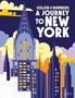 „Color by Numbers: A Journey to New York.“ Illustration von New Yorks Skyline in kräftigen Farben., Buch