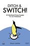 Text: "DITCH & SWITCH! 50 Value-Based Pricing Examples For Law Professionals. Shaun Jardine." Illustration: Pinguin auf Torte., Buch