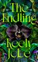 Text: "The Endling" und "Keely Jobe". Eine schwarze Orchidee vor bunten grünen Blättern und exotischen Pflanzen.