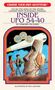 "Inside UFO 54-40" von Edward Packard, Illustration von Paul Granger. Figuren, Raumschiff und eine Steinfigur im All., Buch