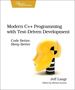Jeff Langr: Modern C++ Programming with Test-Driven Development, Buch