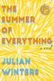 "The Summer of Everything", ein Roman von Julian Winters. Buntes Design mit gelbem Hintergrund, stilisierte Feuerwerke.