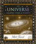 „THE UNIVERSE: GALAXIES, STARS, & PLANETS“, Matt Tweed. Illustration mit Galaxien, Planeten und einem Raumschiff., Buch