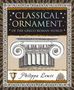 "Classical Ornament of the Greco-Roman World" in schillernden Buchstaben. Eine ionische Säule ist abgebildet., Buch
