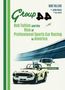 "Group 44: Bob Tullius and the Rise of Professional Sports Car Racing in America" steht über zwei Rennwagen., Buch