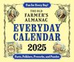 Old Farmer'S Almanac: The 2025 Old Farmer's Almanac Everyday Calendar, Buch