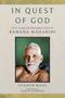 Titel: "In Quest of God", über Ramana Maharshi. Schriftzug mit Foto eines älteren Mannes mit weißem Bart., Buch