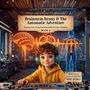 "Brainstem Benny & The Automatic Adventure," Buch 2, zeigt einen Jungen mit Kopfhörern in einem wissenschaftlichen Raum.