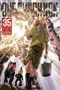 Text oben: "ONE PUNCH MAN". Es zeigt einen kahlköpfigen Mann in Uniform mit Eimer, begleitet von einem Monster und einer Figur., Buch