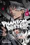 "Phantom Busters" steht groß in Weiß. Oben ist ein Mann mit grauem Haar und Zigarette. Unten ein erschrockener Junge., Buch