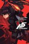 Text: "16 P5 PERSONA5". Illustration: Eine Person mit schwarzem Mantel und rotem Handschuh, dynamische Pose., Buch