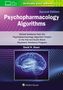"Psychopharmacology Algorithms, Second Edition, David N. Osser." Lila Hintergrund mit abstrakter Darstellung eines Gehirns.