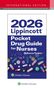 "2026 Lippincott Pocket Drug Guide for Nurses" von Rebecca Tucker; bunte Pillen auf blauem Hintergrund; Logo von Wolters Kluwer.