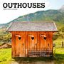 Browntrout: Outhouses 2025 12 X 24 Inch Monthly Square Wall Calendar Plastic-Free, KAL