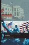 "Junctures in Women’s Leadership: Politics, Edited by Julie Des Jardins." Illustration: Weiße Haus, USA-Flaggen, Rednerin.
