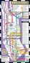 Michelin: Streetwise Manhattan Bus Subway Map - Laminated Subway & Bus Map of Manhattan, New York, Karten