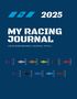 (Mrj) My Racing Journal: My Racing Journal 2025: Your season journal to fill, Buch