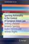 Jan Exner: Sporting Nationality in the Context of European Union Law, Buch