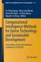 : Computational Intelligence Methods for Green Technology and Sustainable Development, Buch