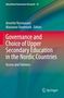 Governance and Choice of Upper Secondary Education in the Nordic Countries, Buch