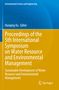 Proceedings of the 5th International Symposium on Water Resource and Environmental Management, Buch