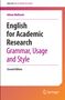 Adrian Wallwork: English for Academic Research: Grammar, Usage and Style, Buch