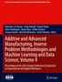 Additive and Advanced Manufacturing, Inverse Problem Methodologies and Machine Learning and Data Science, Volume 4, Buch