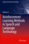 "Reinforcement Learning Methods in Speech and Language Technology" von Baihan Lin. Dunkles geometrisches Muster., Buch