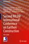Second RILEM International Conference on Earthen Construction, Buch