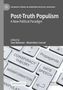 "Post-Truth Populism: A New Political Paradigm", herausgegeben von Saul Newman und Maximilian Conrad. Tastatur mit Schlagwörtern., Buch