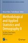 Titel: Methodological and Applied Statistics and Demography II. Herausgeber: Alessio Pollice, Paolo Mariani. Springer-Logo., Buch